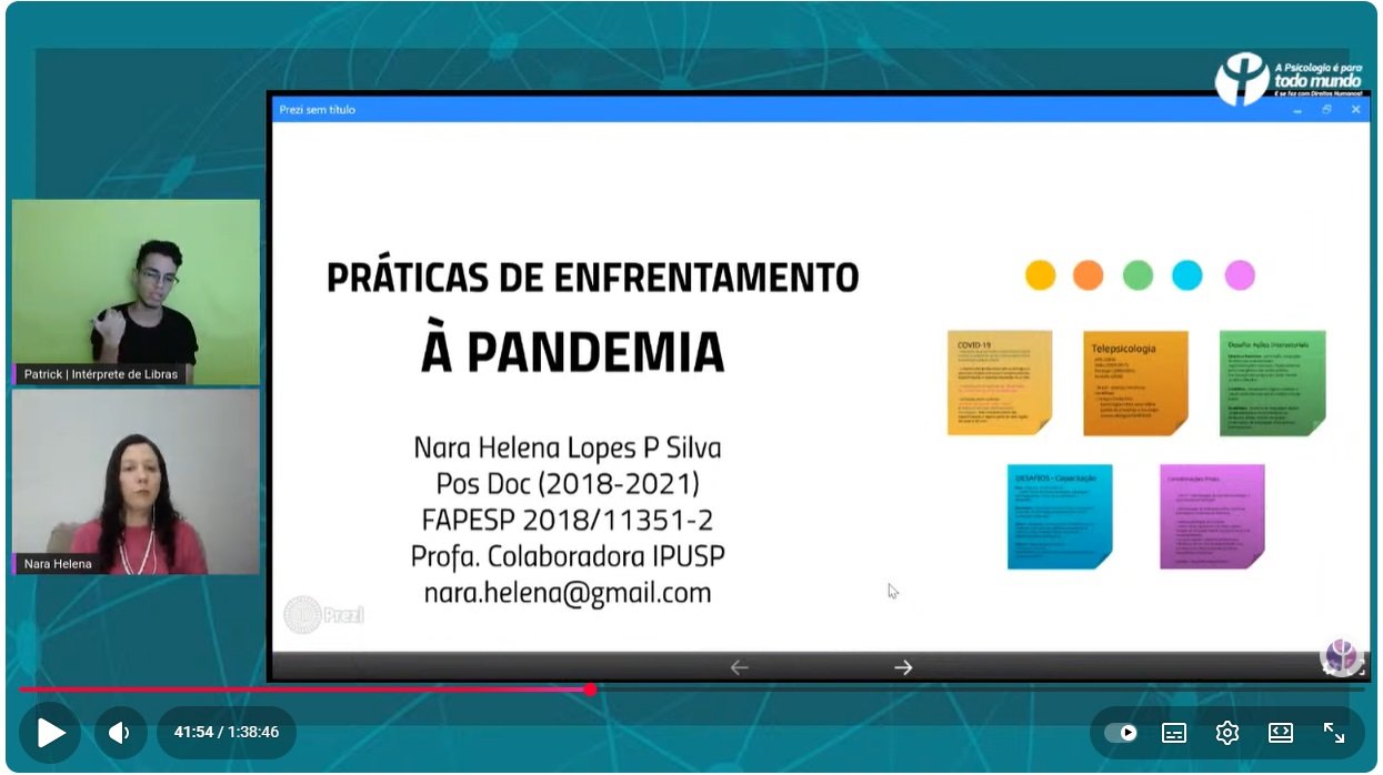 Práticas de Enfrentamento à Pandemia - Eixo 4 da II Mostra Virtual de Práticas da Psicologia